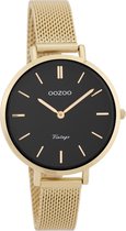 OOZOO Vintage  Goudkleurig/Zwart horloge  (34 mm) - Goudkleurig
