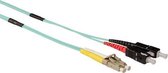 ACT RL5201 Glasvezel kabel 10 m OM3 2x LC 2x SC Blue,Black,Grey,Red,Yellow