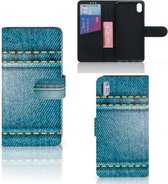 Xiaomi Redmi 7A Wallet Case met Pasjes Jeans