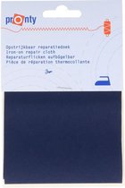 PRONTY REPARATIEDOEK KEPERKATOEN OPSTRIJKBAAR 054 MARINE BLAUW 10 X 40CM. -3STUKS