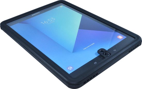 altijd canvas Grafiek Phonaddon Samsung Galaxy Tab S3 Tablet Waterdichte Case Shockproof Hoes -  Zwart | bol.com