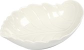 Creotime Bladvormige Schaal Kort 16 Cm Wit