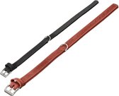 Collar buffalo 24cm 10mm light brown verst/adj 17-21cm