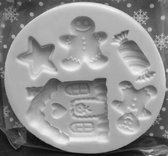 Alphabet Moulds - Christmas Cookies - Miniatuur Peperkoek figuurtjes