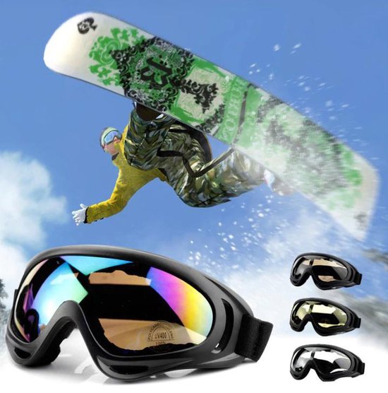 Skibril - Snowboardbril - UV Beschermend - Verstelbare Ski/Snowboard bril - Unisex - Multi glas