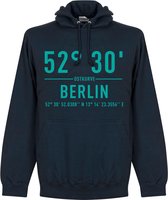 Hertha BSC Olympiastadion Coördinaten Hoodie - Grijs - XXL