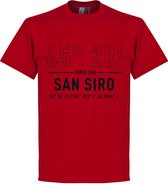 AC Milan San Siro Coördinaten T-Shirt - Rood - S