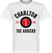 Charlton Athletic Established T-Shirt - Wit - XL
