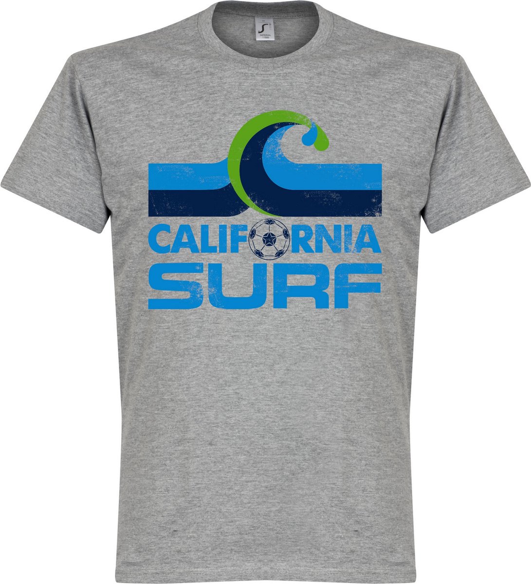 California Surf T-Shirt - Grijs - 4XL
