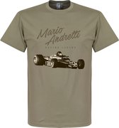 Mario Andretti T-Shirt - Khaki - S