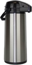 Thermos avec pompe - Pichet isotherme 1,9 litre - acier inoxydable