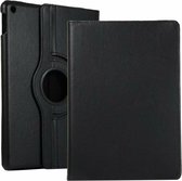 Case2go - Tablet hoes geschikt voor iPad 10.2 2019 / 2020 / 2021 - Draaibare Book Case Cover - Zwart