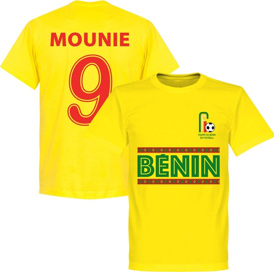 Benin Mounie 9 Team T-Shirt - Geel