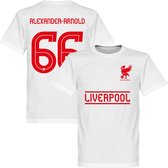 Liverpool Alexander-Arnold 66 Team T-Shirt  - Wit - 5XL