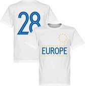 Team Europe 28 T-shirt - Wit - L