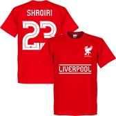 Liverpool Shaqiri 23 Team T-Shirt - Rood - XXL