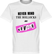 Never Mind the Bollocks Just Revoke T-Shirt - Wit - M