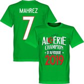 Algerije Afrika Cup 2019 Winners Mahrez T-Shirt - Groen - XXL