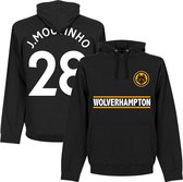 Wolverhampton Wanderers J. Moutinho 28 Team Hoodie - Zwart - XL