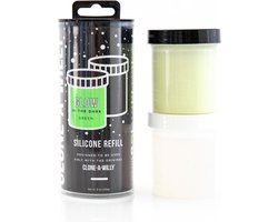 Clone-A-Willy - Refill Glow in the Dark Green Silicone