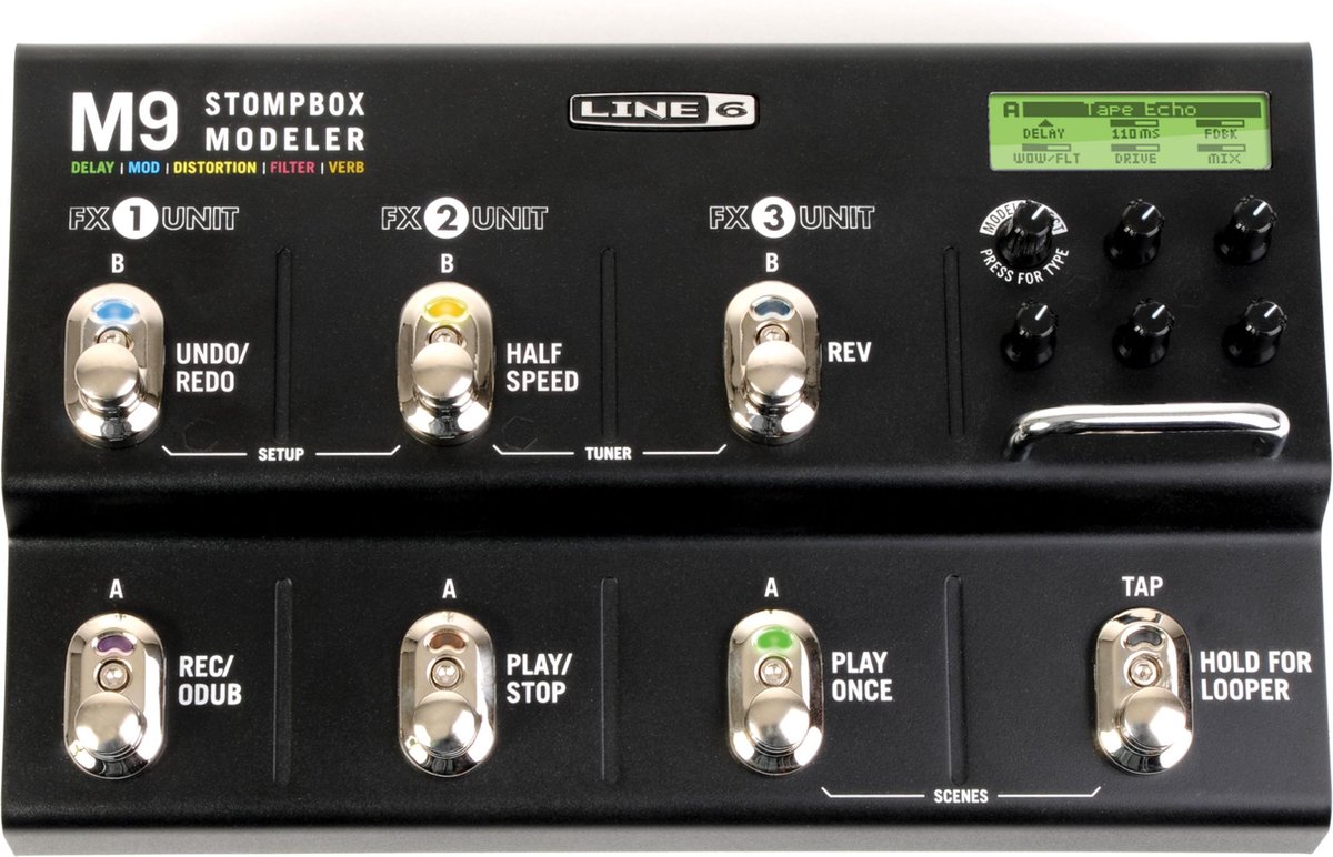 Line 6 M9 ① Line 6 M9 gitaar multi-effect | bol