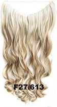Wire hairextensions wavy blond - F27/613