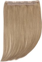 Remy Human Hair extensions Quad Weft straight 15 - bruin 8#