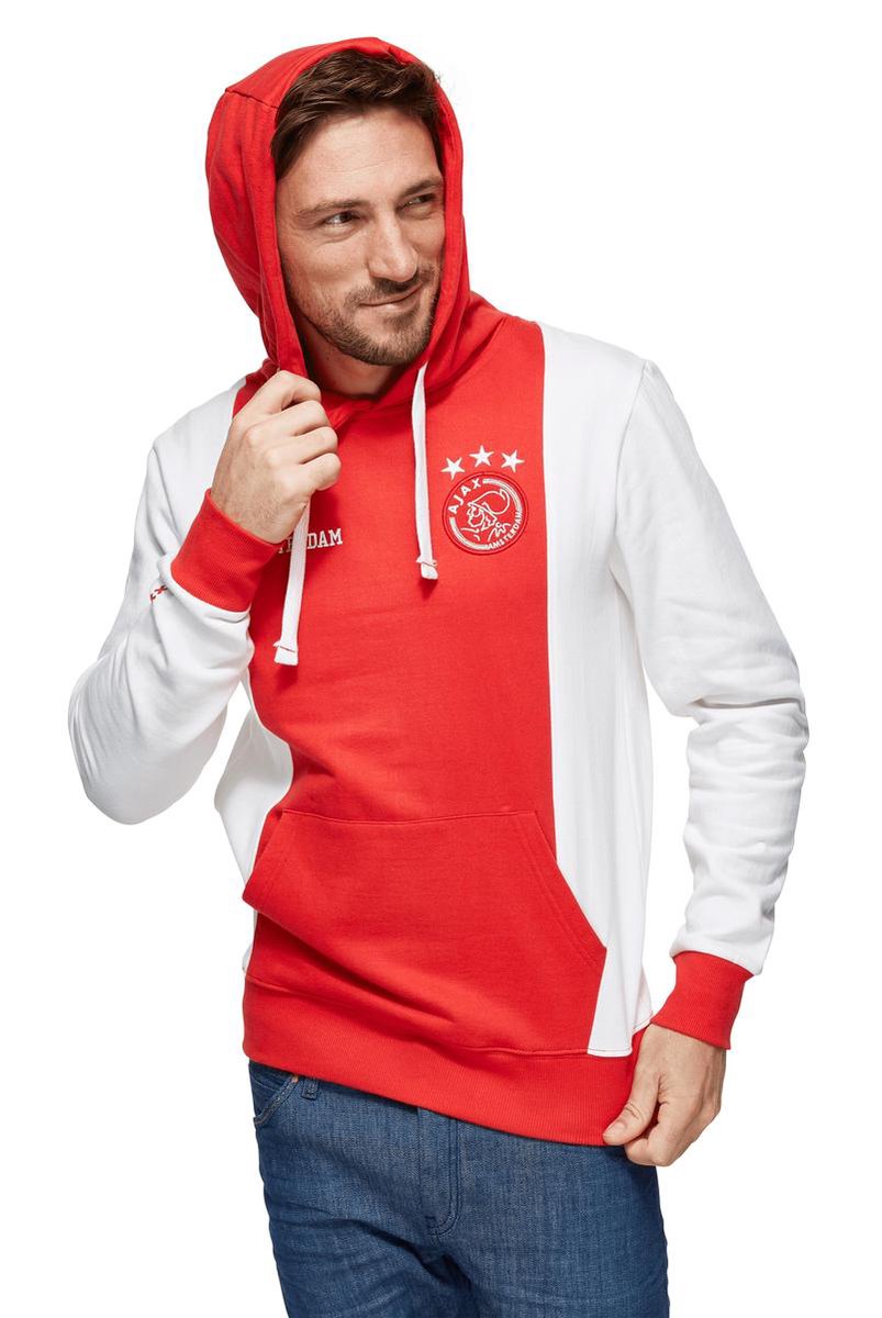 Ajax Hooded Sweater - Maat S - Rood