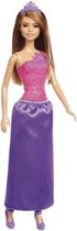Barbie GGJ95 Princess doll - Prinses met bruin haar - pop 32cm
