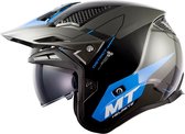 HELM DISTRICT SUMMIT SV ZWART/BLAUW XL