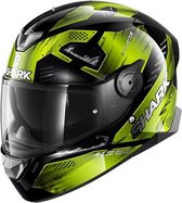Shark Skwal 2 Venger Zwart Geel Zwart KYK Integraalhelm - Motorhelm -  Maat XL
