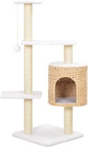 Kattenkrabpaal (incl kattensticks) met sisal 107cm zeegras - Krabpaal katten - Katten Krabpaal