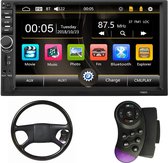 Nieuwste Universele 7inch 2DIN autoradio met Bluetooth, Usb en Aux (Handsfree bellen)