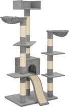 Kattenkrabpaal (incl kattensticks) met sisal 183cm Grijs - Krabpaal katten - Katten Krabpaal