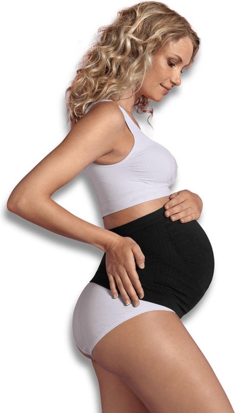 Carriwell - Buikband Naadloos - ondersteunt - Zwart - S