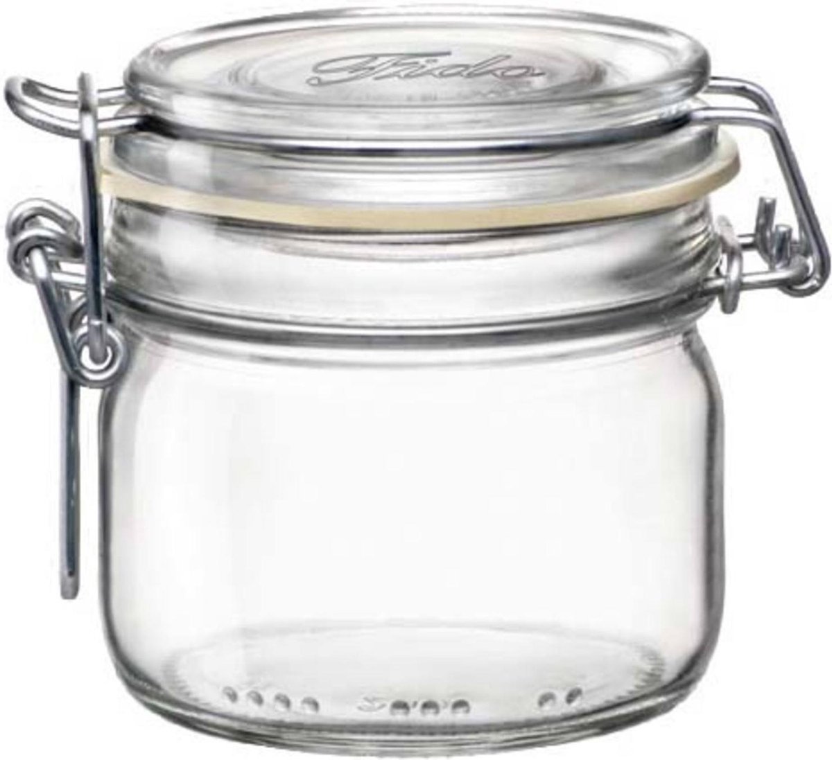 Bormioli Rocco Fido - Set 6 Vasetti Ermetici In Vetro Da 20cl Per Conservazione Alimenti