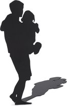 Shadow Figures - No. 06 - Man carrying child