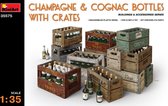 1:35 MiniArt 35575 Champagne & Cognac bottles with crates Plastic kit