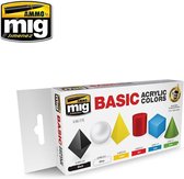 AMMO MIG 7178 Basic Acrylic Colors - Acryl Set Verf set