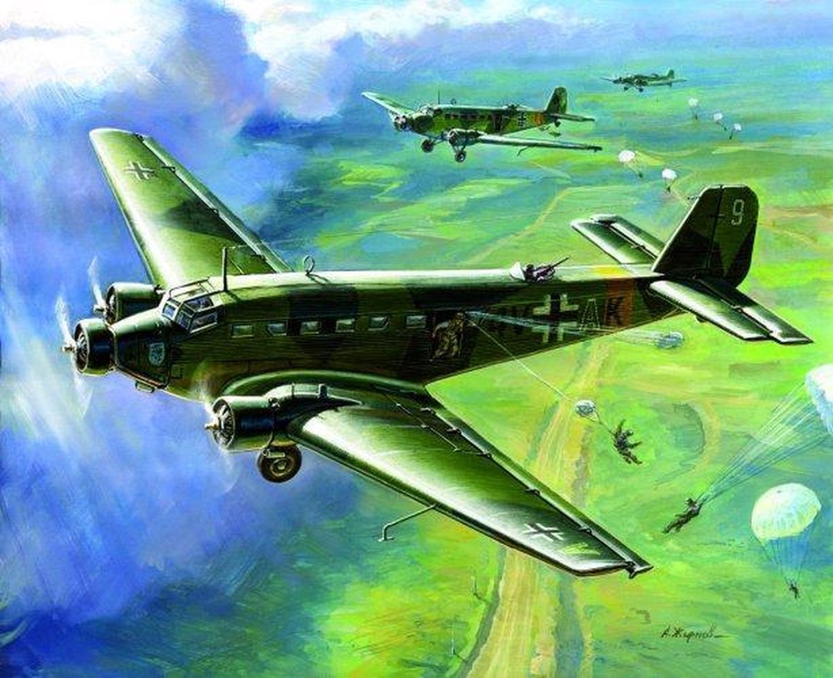Zvezda - Junkers Ju-52 Transport Plane (Zve6139)