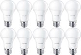 10 stuks Philips LED lamp E27 11W 1055lm 2700K Mat niet dimbaar A60