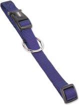 Nobby Halsband Classic - Hond - 20 tot 35 cm lang - 1 cm breed - Blauw
