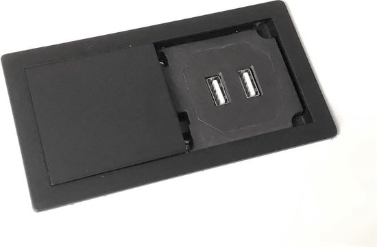 Caressi Energiezuil 3ST29 met dubbele USB-lader RVS | Bestel Direct Online