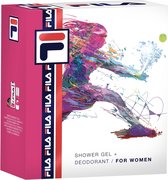 FILA - Geschenkset Dames - Deodorant 150ml + Showergel 300ml + Armband