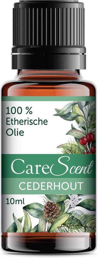 CareScent Cederhout Olie | Etherische Olie | Essentiële Olie | Geurolie | Aroma Olie | Aroma Diffuser Olie | Aromatherapie - 10ml