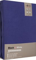 Mistersleep - Dubbel Jersey - Hoeslaken - Donker Blauw - Eenpersoons - 80/90/100 x 200/220 - Met 35cm Hoekhoogte