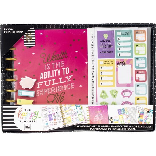 Me and My Big Idea's - Happy Planner Classic - Budget Wealth - Box kit