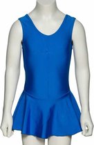 Katz - Balletpakje - Lycra - Met vast rokje - Royal Blue - Maat 2-4 Jaar - 92-104