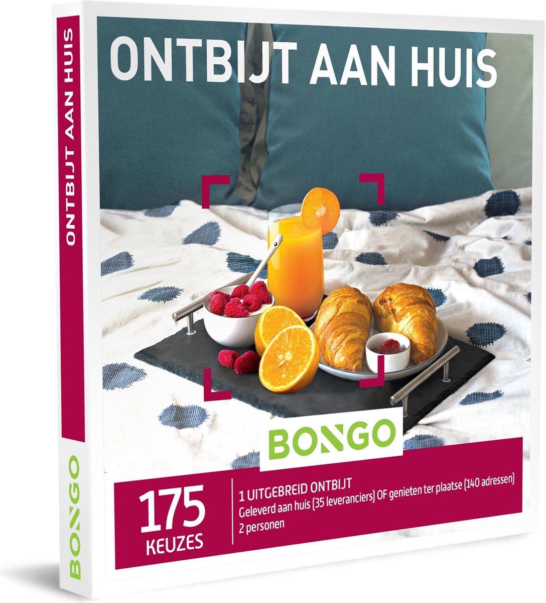 ontwerper Pool dilemma Bongo Bon België - Ontbijt aan Huis Cadeaubon - Cadeaukaart : 175 keuzes:  ontbijt ... | bol.com
