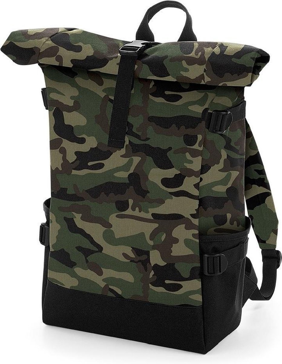 Senvi Laptop Rugzak/Backpack RolTop - Kleur Camouflage - 22 Liter